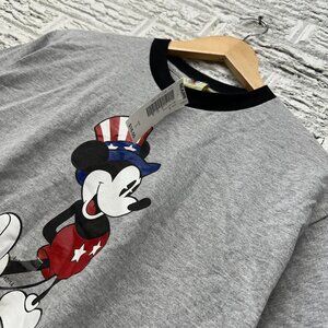 Vintage Deadstock NWT‎ Mickey Mouse USA American Disney Mickey & Co. Grey Shirt